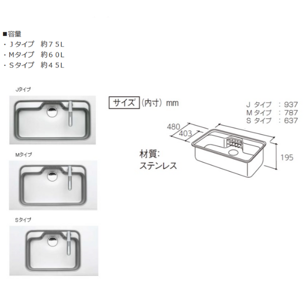 シンクサイズ1画像