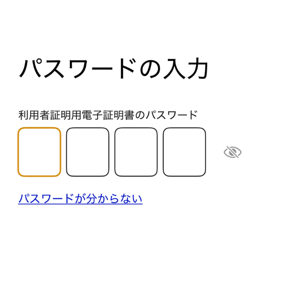 パスワード画面画像